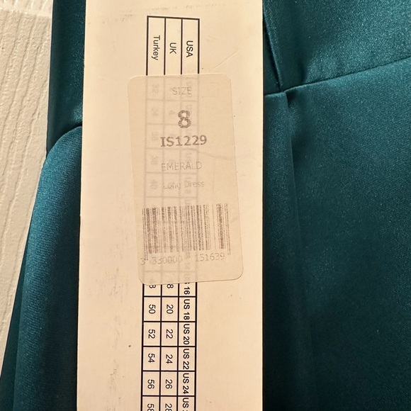 Emerald green prom dress - Picture 7 of 7